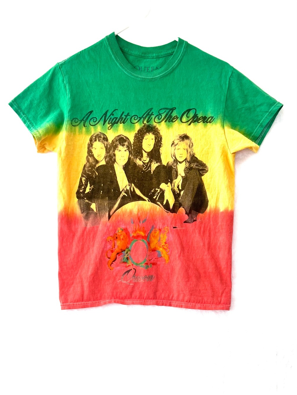 👑 Queen Rasta Tie-Dye Official Merch Band Tee size S